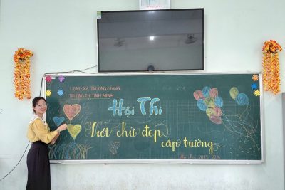 HỘI THI VIẾT CHỮ ĐẸP CẤP TRƯỜNG NĂM HỌC 2025-2026