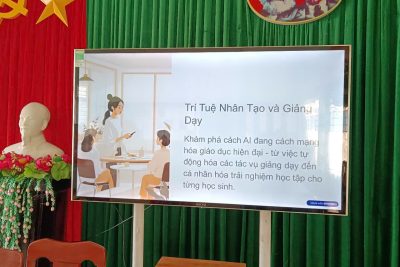 TẬP HUẤN ỨNG DỤNG TRÍ TUỆ NHÂN TẠO(AI) VÀO GIẢNG DẠY
